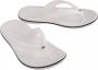 Crocs Sportieve Gestreepte Flip Sandaal White - Thumbnail 5