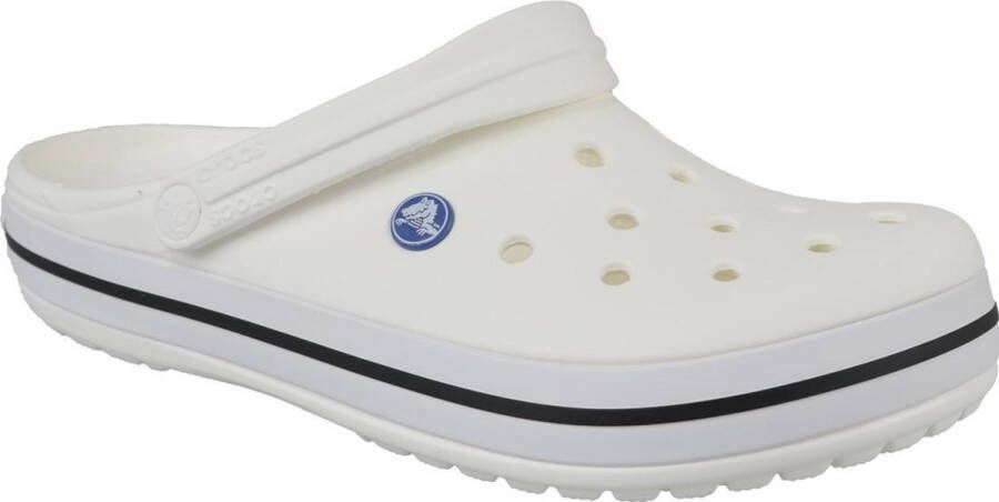 Crocs Comfortabele klomp met verstelbare hielband White