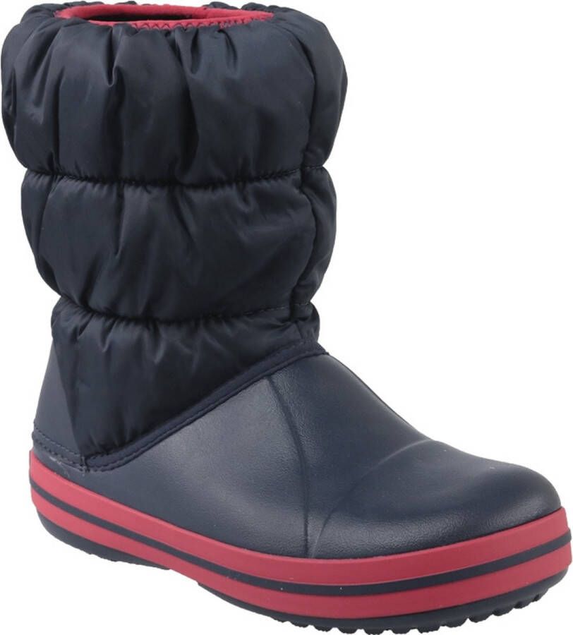 Crocs Winter Puff Laarzen Kinderen navy red Schoen