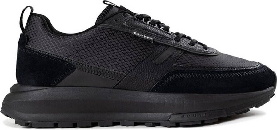 Cruyff Zwarte Sneakers met Witte Details Black Heren