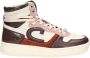 Cruyff Campo High Lux Veterboot Vrouwen Beige paars - Thumbnail 1