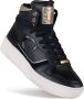 Cruyff Campo High Lux Hoge sneakers Leren Sneaker Dames Zwart - Thumbnail 2