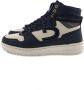 Cruyff Beige High Top Sneakers met Zwarte Accenten Black Heren - Thumbnail 10