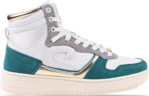 Cruyff Campo High Lux Wit Blauw Dames
