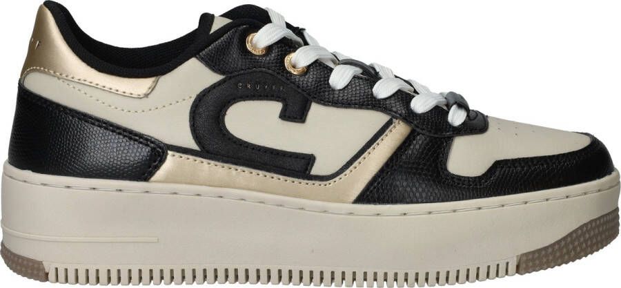 Cruyff Campo Low Lux sneakers zwart Leer