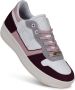 Cruyff Campo Low Lux wit Bordeaux sneakers dames (CC223943301) - Thumbnail 2