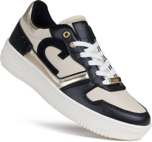 Cruyff Campo Low Lux zwart beige sneakers dames (CC223940964)