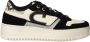 Cruyff Campo Low Tall zwarte sneakers Leerlook Dames - Thumbnail 1