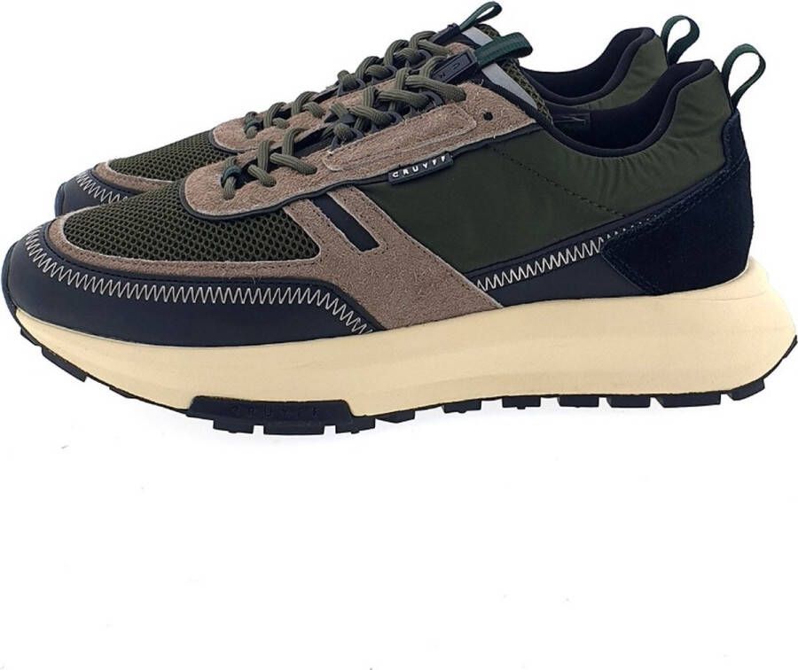 Cruyff Groene Sportieve Leren Sneaker Green Heren