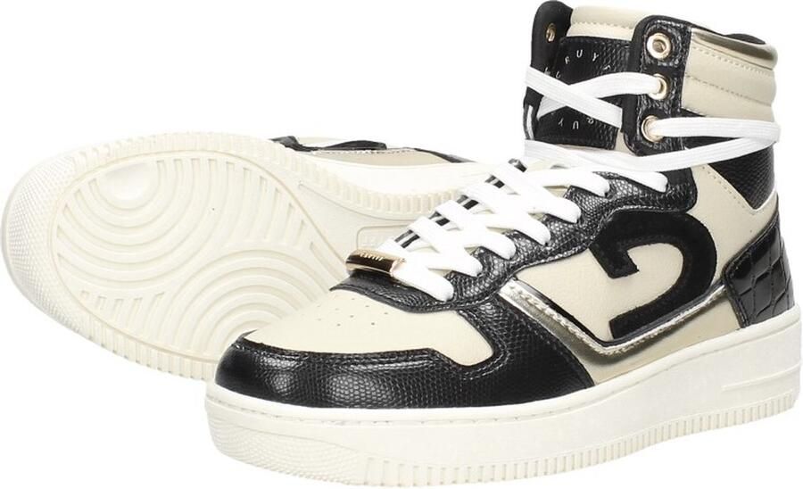 Cruyff Campo High Lux Hoge sneakers Leren Sneaker Dames Wit - Foto 5