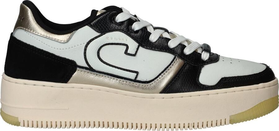 Cruyff Campo low lux black gold Zwart Leerlook Lage sneakers Dames - Foto 8