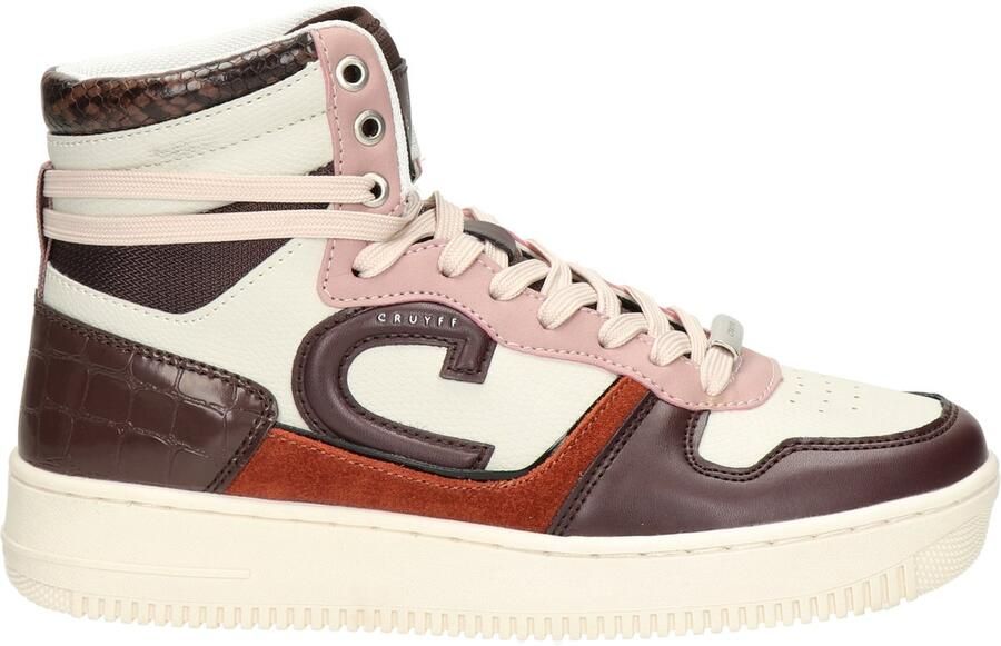 Cruyff Campo High Lux Veterboot Vrouwen Beige paars - Foto 2