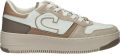 Cruyff Campo Low Lux taupe sneakers Wit Leerlook Lage sneakers Dames - Wit