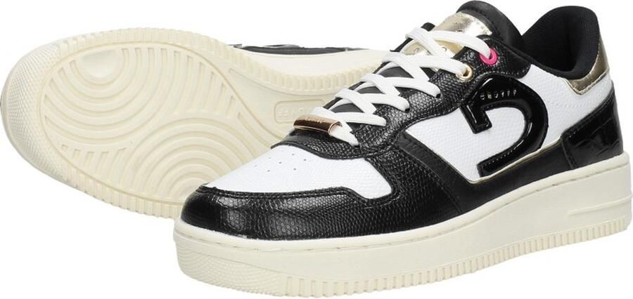 Cruyff Campo Low Lux Black Gold Zwart Leer Lage sneakers Dames - Foto 7