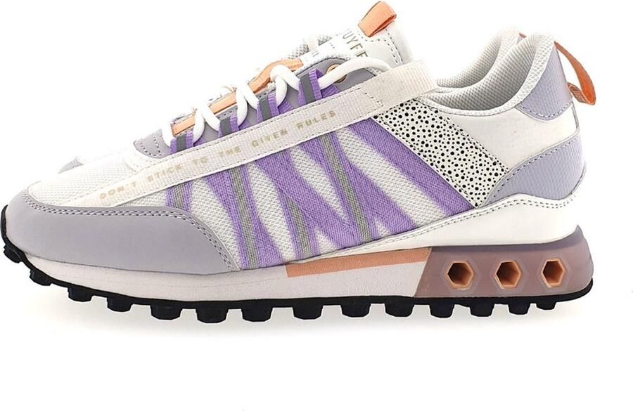 Cruyff Fearia wit paars sneakers dames (CC231970999) - Foto 4