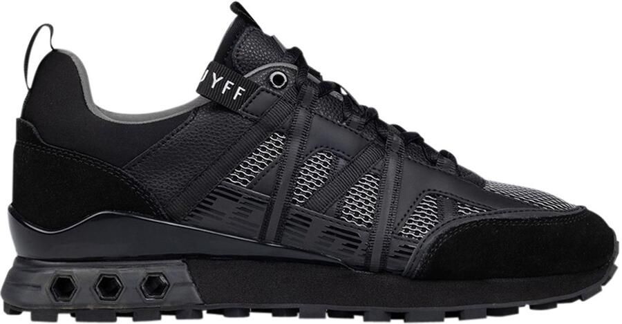 Cruyff Fearia Futura sneakers zwart Leer Heren