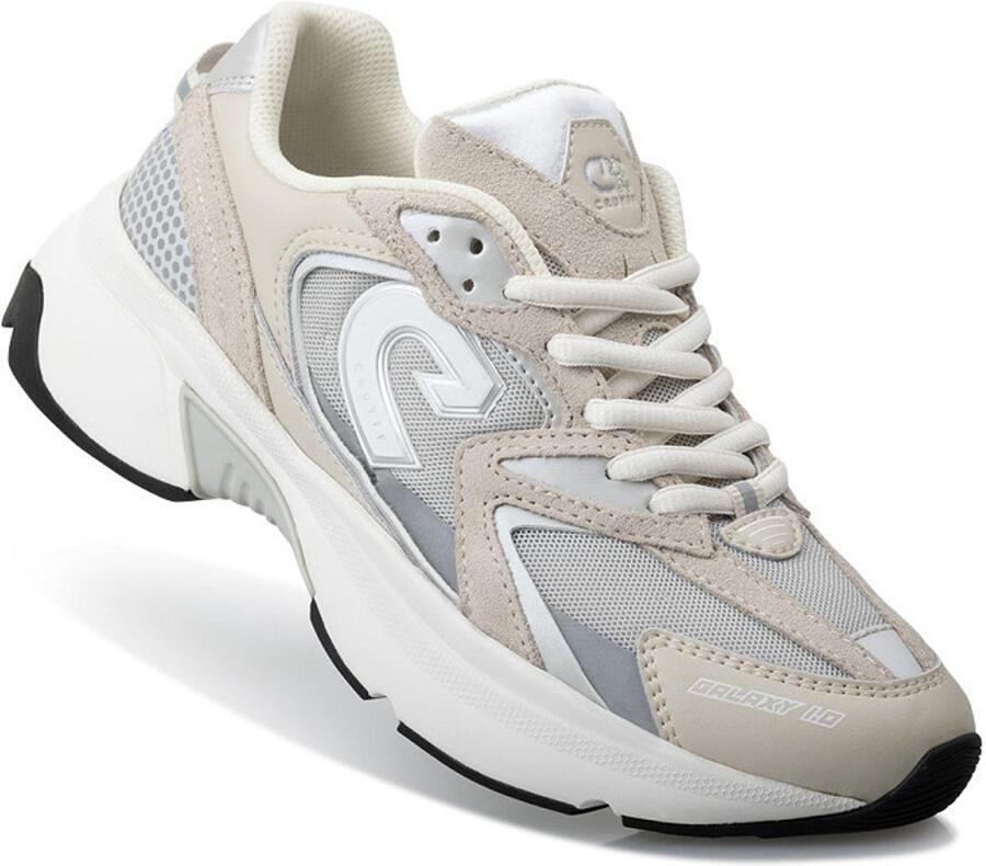 Cruyff Galaxy Runner beige zilver sneakers dames (C )