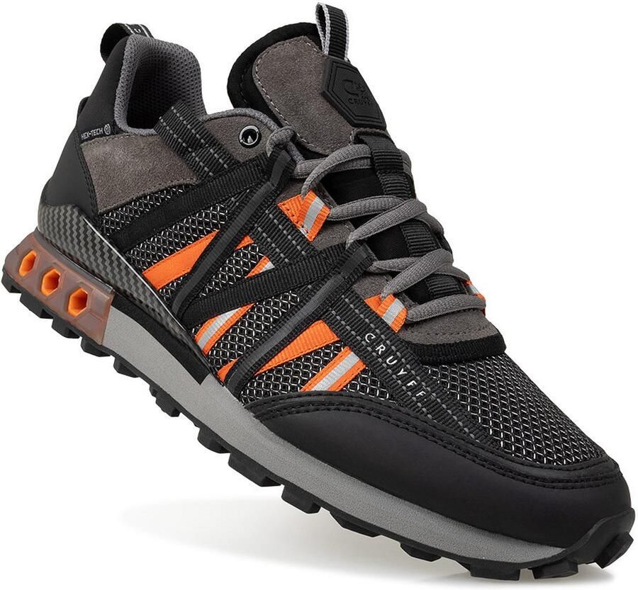 Cruyff Hex Fearia zwart oranje sneakers heren (C )
