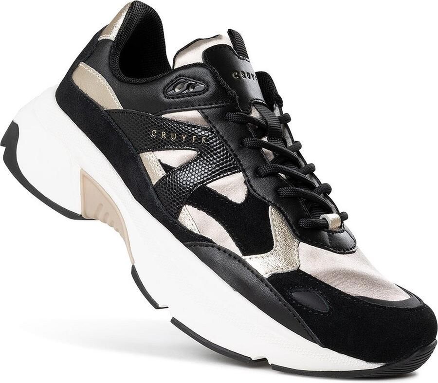 Cruyff June zwart goud sneakers dames (C )