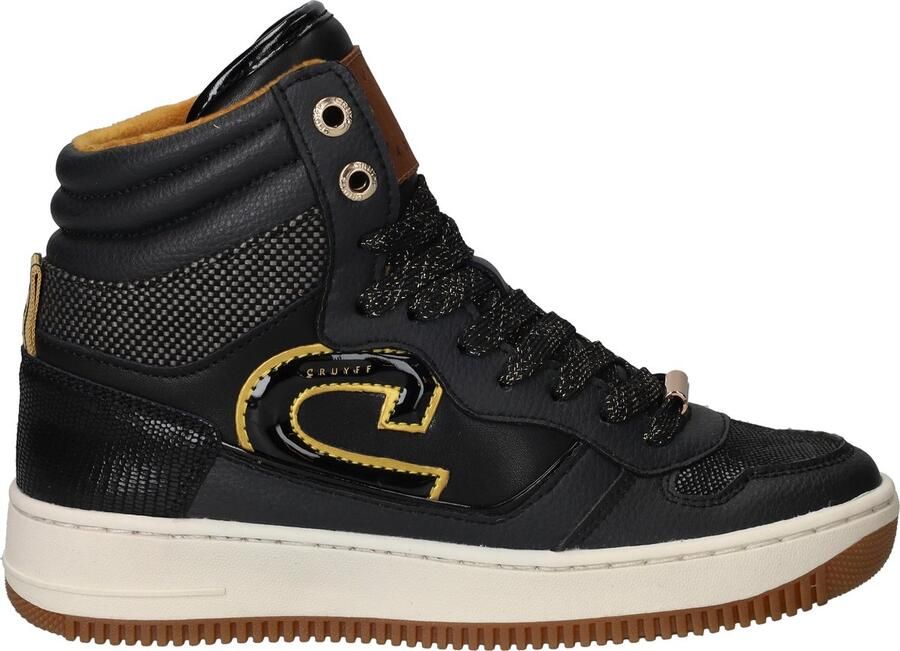 Cruyff Junior Cruyff Campo High Sneakers Meisjes Zwart