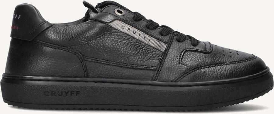 Cruyff Junior Endorsed Sneakers Jongens Leren Sneaker Zwart