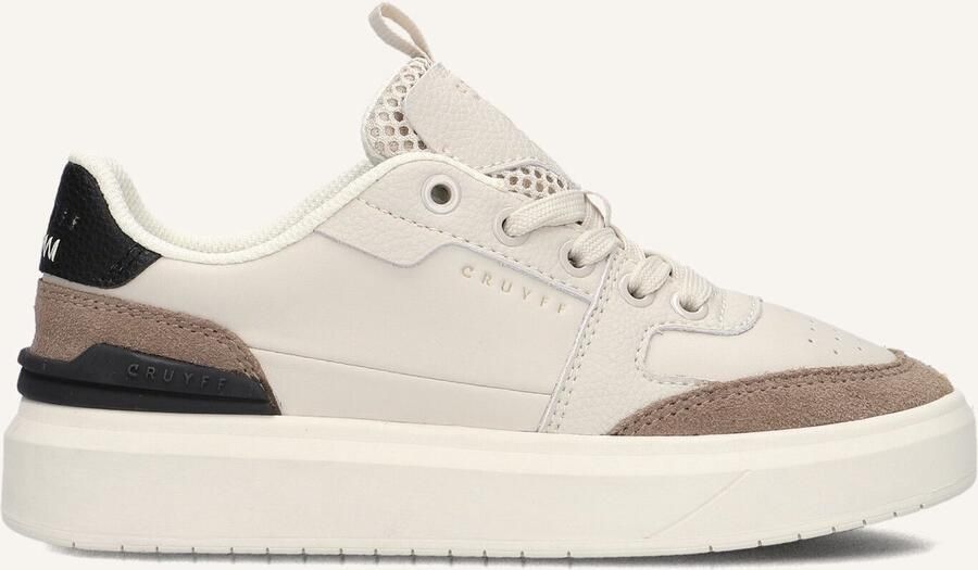 Cruyff Junior Endorsed Tennis Sneakers Jongens Leren Sneaker Beige