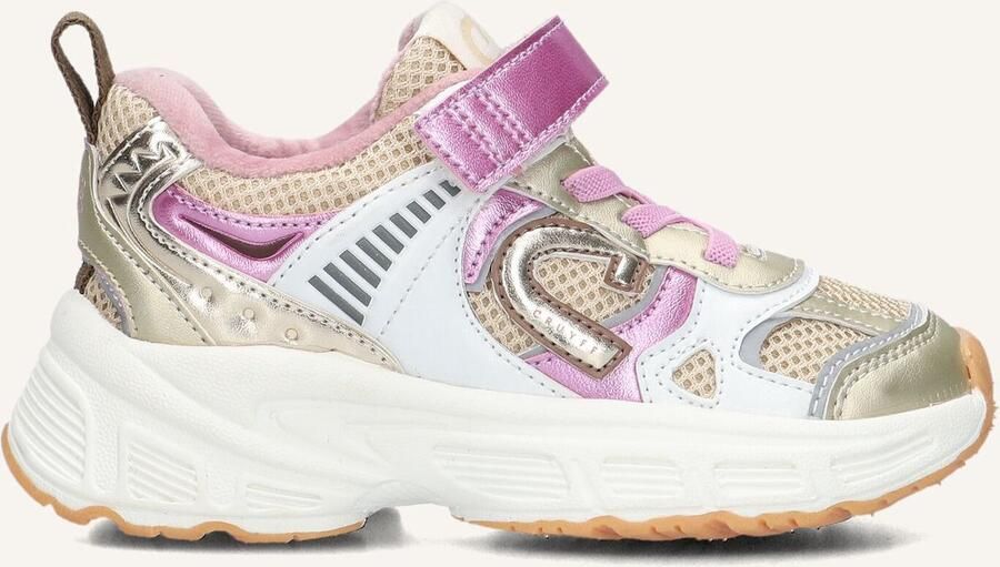 Cruyff Junior Marti Velcro Sneakers Meisjes Goudkleurig