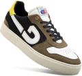 Cruyff Zwarte Leren Platform Sneaker Multicolor Heren - Bruin