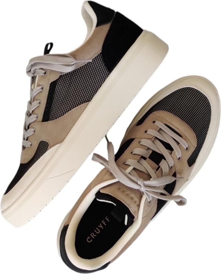 Cruyff Sneaker Terra Court Beige Zwart