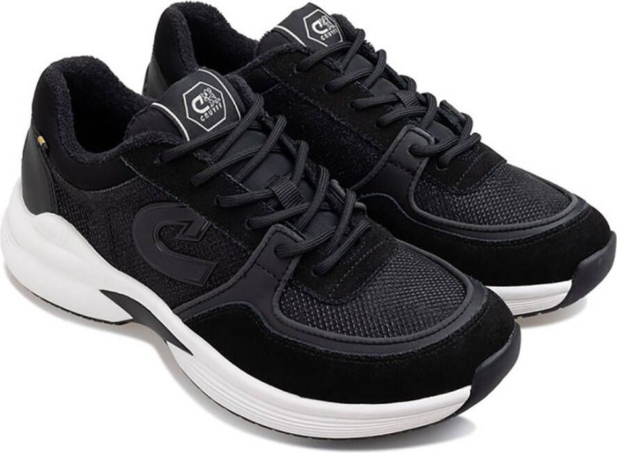 Cruyff Danny | black Zwart Leer Lage sneakers Dames
