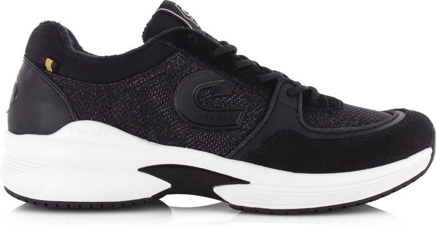 Cruyff Danny | black Zwart Leer Lage sneakers Dames