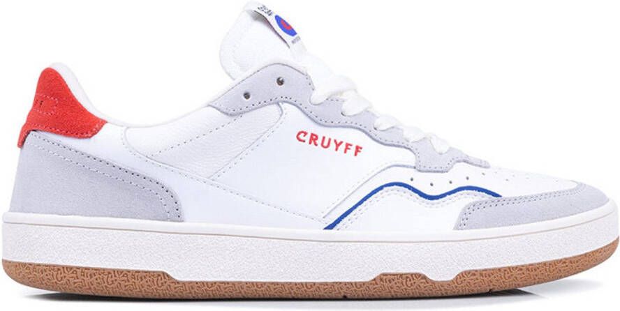 Cruyff Delux Pro wit blauw rood sneakers heren (C )