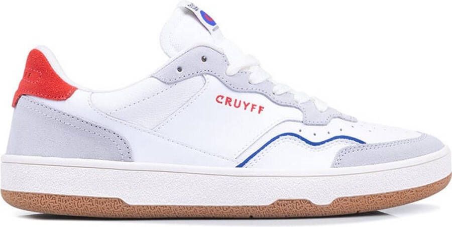 Cruyff Delux Pro wit blauw rood sneakers heren (C )