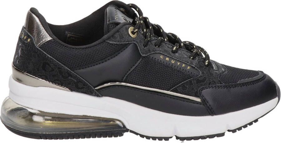 Cruyff Diamond Leopard sneakers zwart