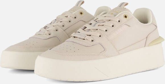 Cruyff Endorsed Tennis Sneakers Leren Sneaker Heren Beige