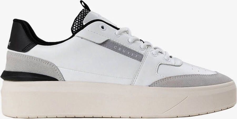 Cruyff Endorsed Tennis-Soft Leather Reflect Flock- Wit