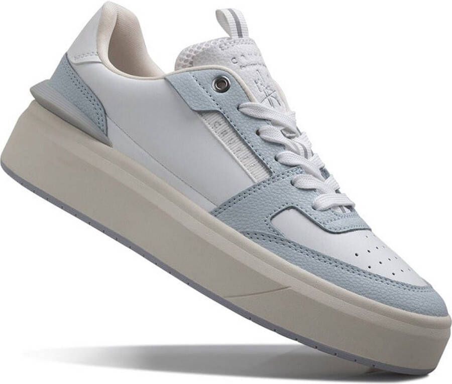 Cruyff Endorsed Tennis Varsity Lage sneakers Leren Sneaker Dames Blauw