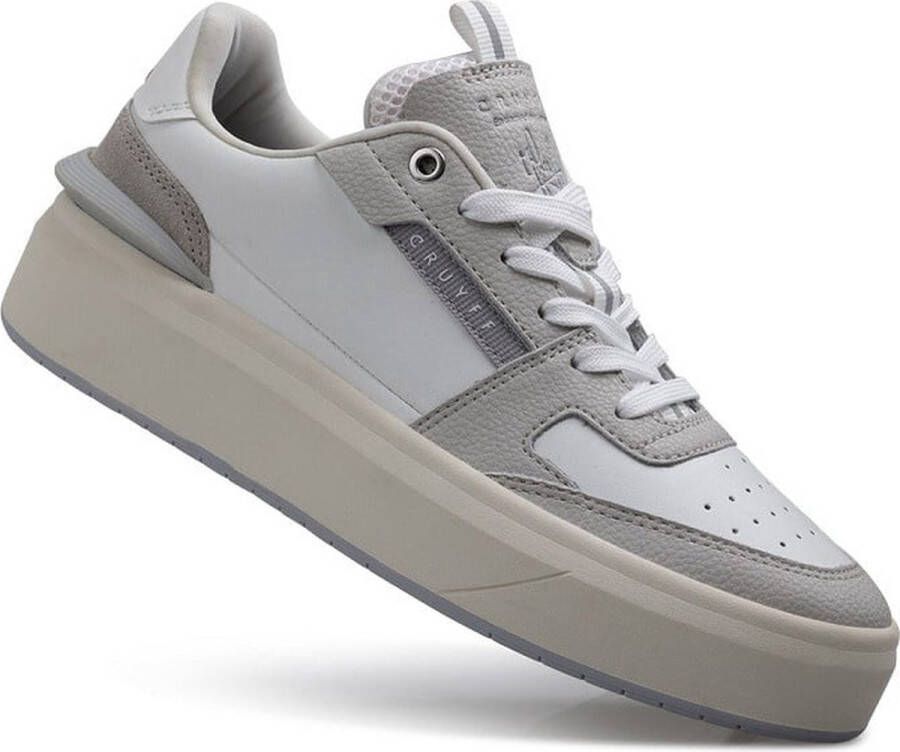 Cruyff Endorsed Tennis Varsity Lage sneakers Leren Sneaker Dames Grijs