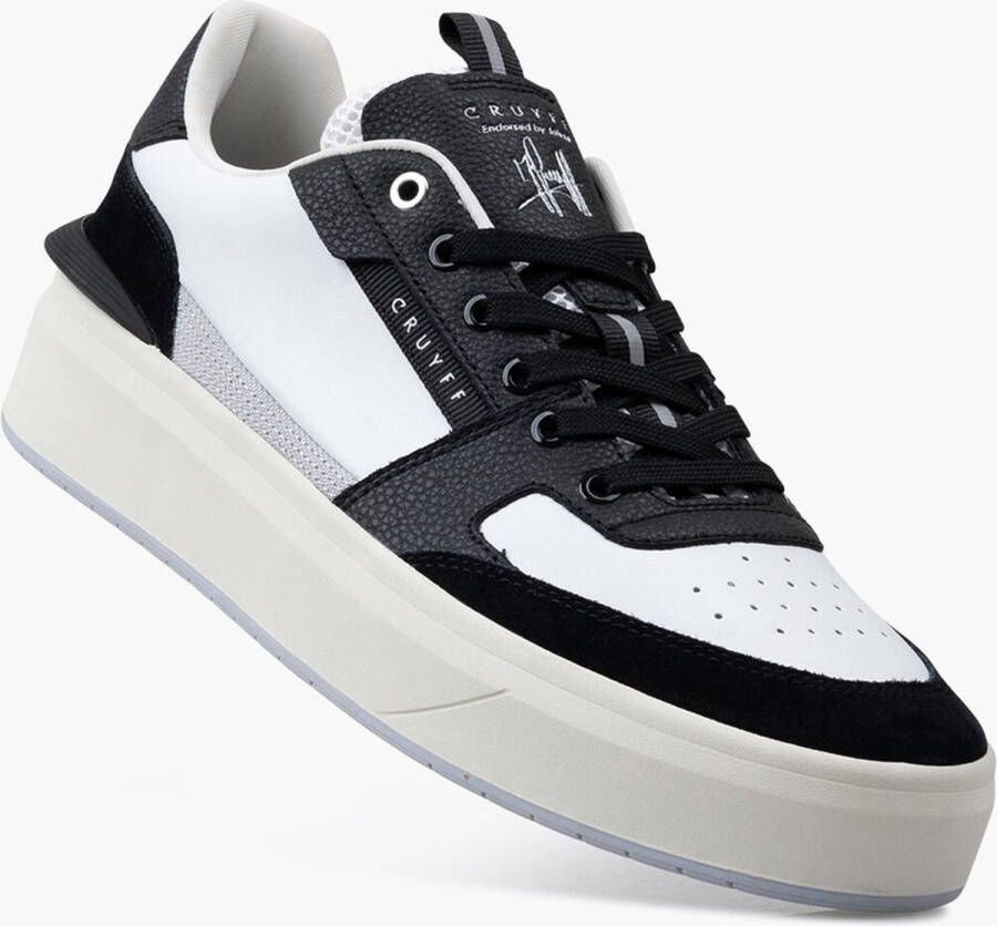 Cruyff Endorsed Tennis wit zwart sneakers heren (C )