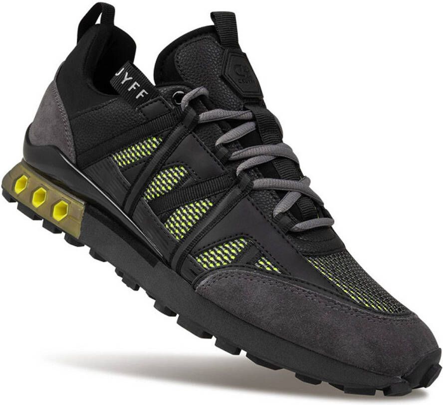 Cruyff Fearia Futura zwart geel sneakers heren (C )