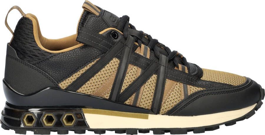 Inktkenners Cruyff Fearia Hex Tech Sneakers Black Gold