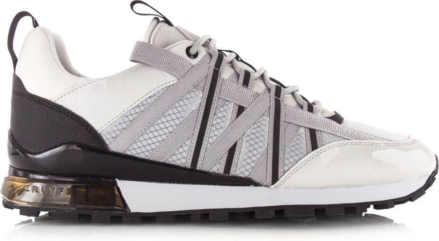 Cruyff Fearia | Lt. Grey Black Grijs Textiel Lage sneakers Heren