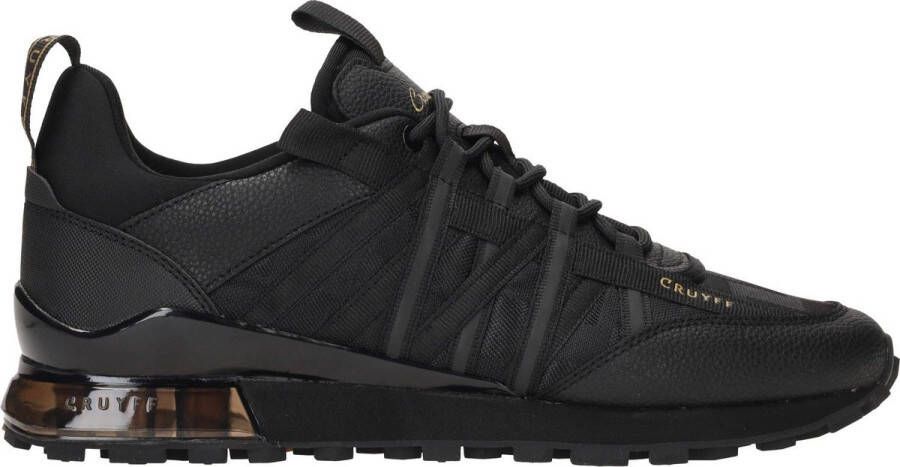 Cruyff Fearia | black gold Zwart Leer Lage sneakers Heren