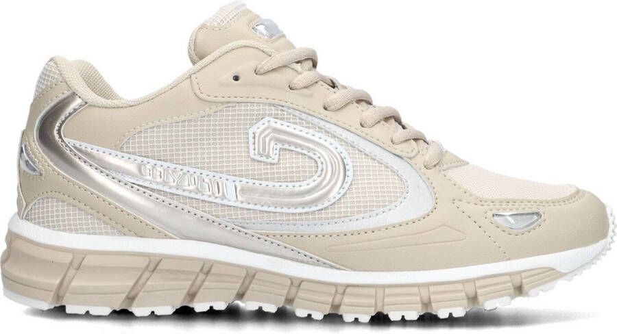 Cruyff Flash Eclectic Lage sneakers Leren Sneaker Dames Beige