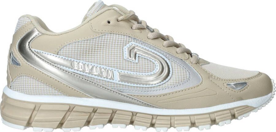 Cruyff Beige Flash Eclectic Sneaker Dames Lichtgewicht Comfortabel Beige Dames