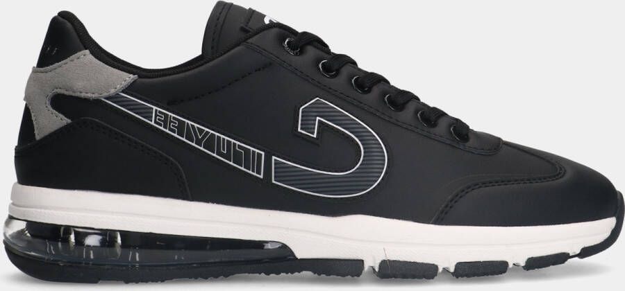 Cruyff flash runner black white heren sneakers