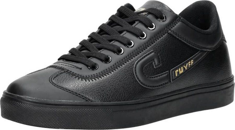 Cruyff Zwarte Sneaker met Gouden Accenten voor Heren Black Heren