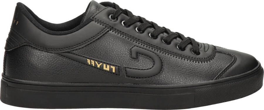 Cruyff Zwarte Sneaker met Gouden Accenten voor Heren Zwart Heren