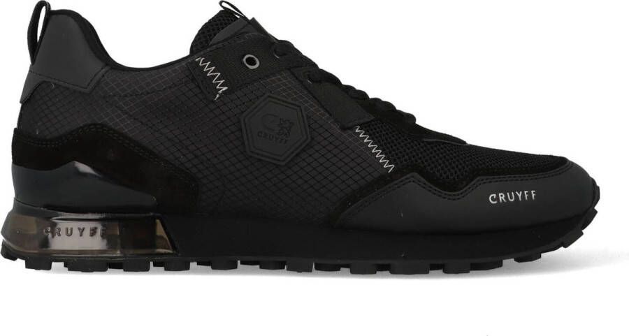 Cruyff Stijlvolle Hex Superbia Sneakers Matt Ripstop Carbon Embossed Black Heren