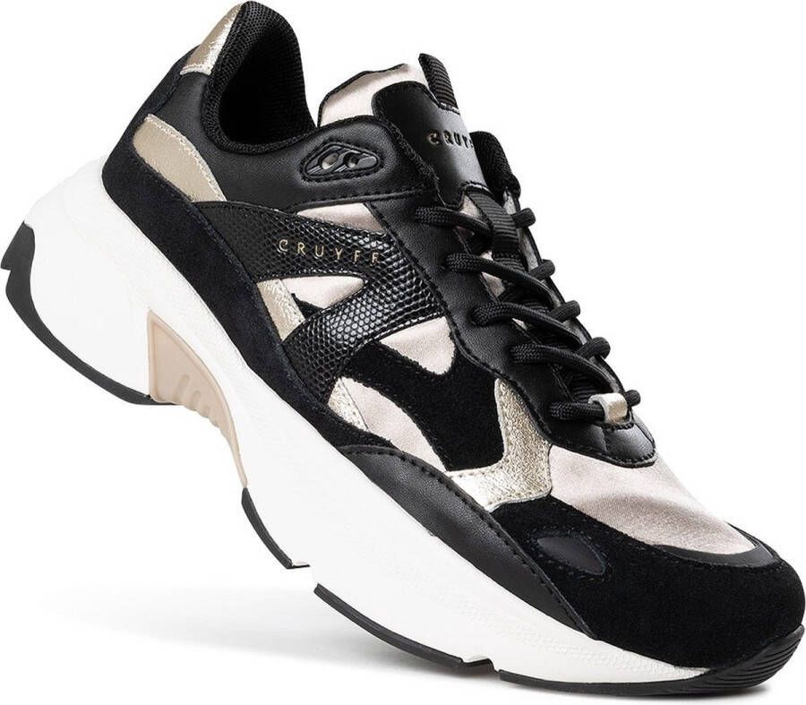Cruyff June zwart goud sneakers dames (C ) - Foto 5